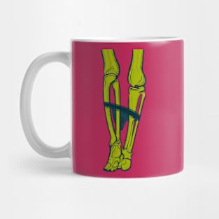 Skeleton Legs Mug